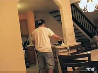 Funnel Prank Pulled On Hot Chick
