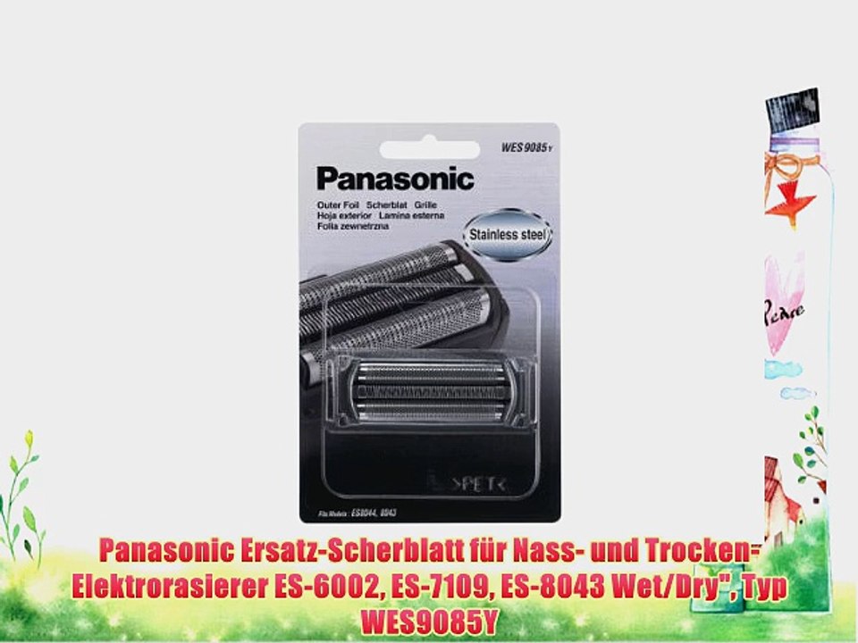Panasonic Ersatz-Scherblatt f?r Nass- und Trocken-Elektrorasierer ES-6002 ES-7109 ES-8043 Wet/Dry