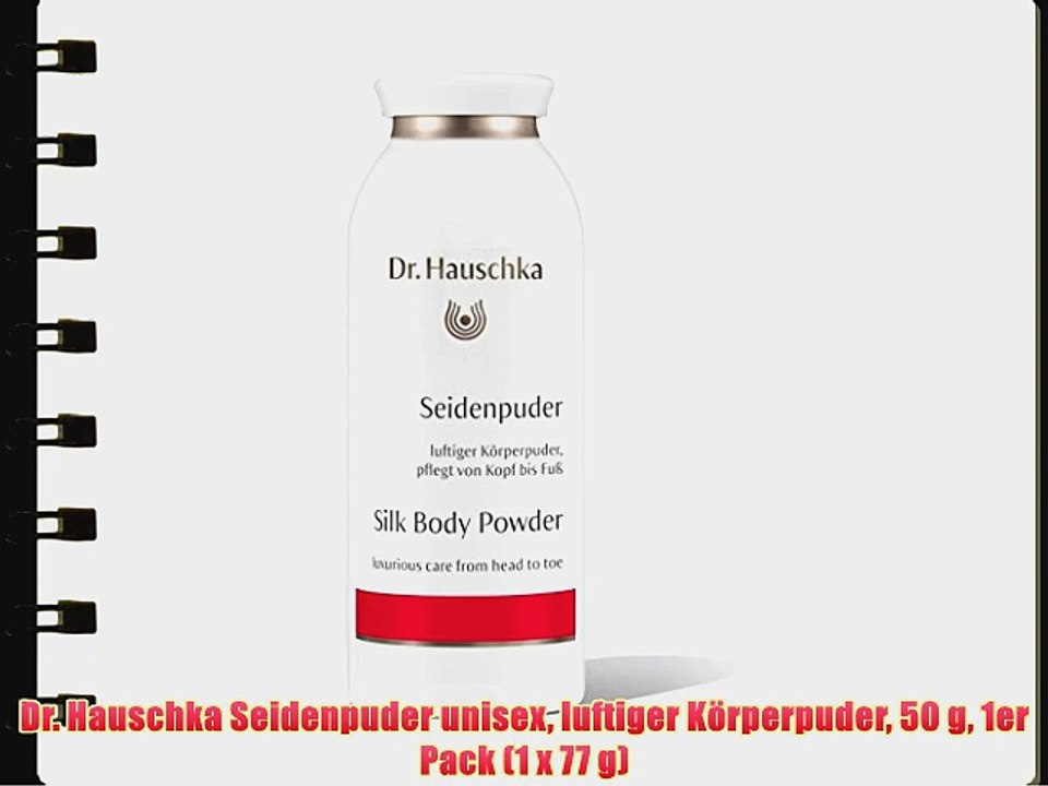 Dr. Hauschka Seidenpuder unisex luftiger K?rperpuder 50 g 1er Pack (1 x 77 g)