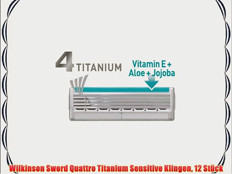 Wilkinson Sword Quattro Titanium Sensitive Klingen 12 St?ck