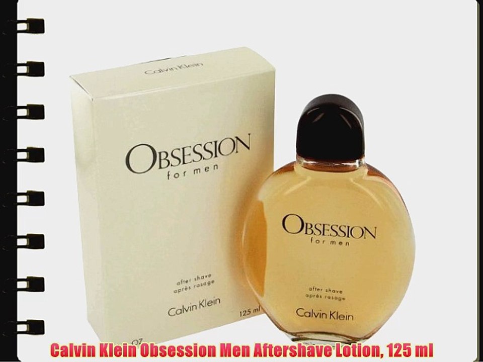 Calvin Klein Obsession Men Aftershave Lotion 125 ml - video Dailymotion