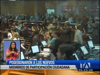 Posesionaron a nuevos miembros de Participación Ciudadana