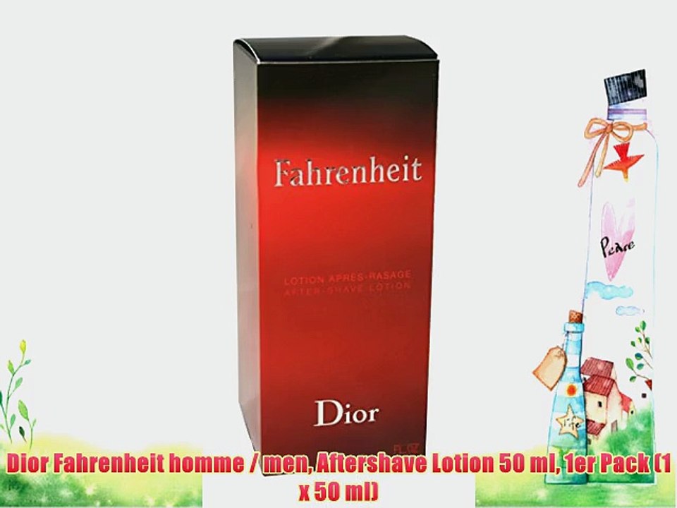 Dior Fahrenheit homme / men Aftershave Lotion 50 ml 1er Pack (1 x 50 ml)