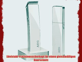 AEG 2 in 1 Set: Haarschneider HSM/R 5638   Ohr-/Nasenhaarschneider NE 5637 Wei?