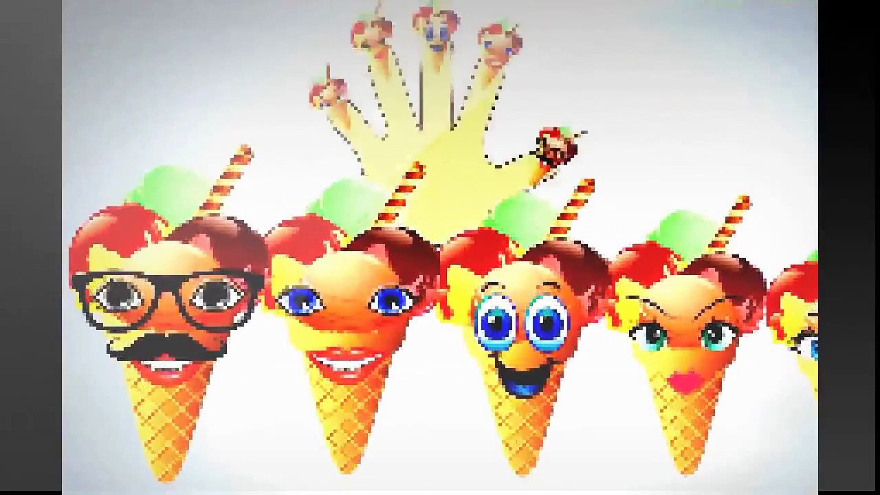 ICE CREAM Finger Family Cartoon Animation Nursery Rhymes For Children 2