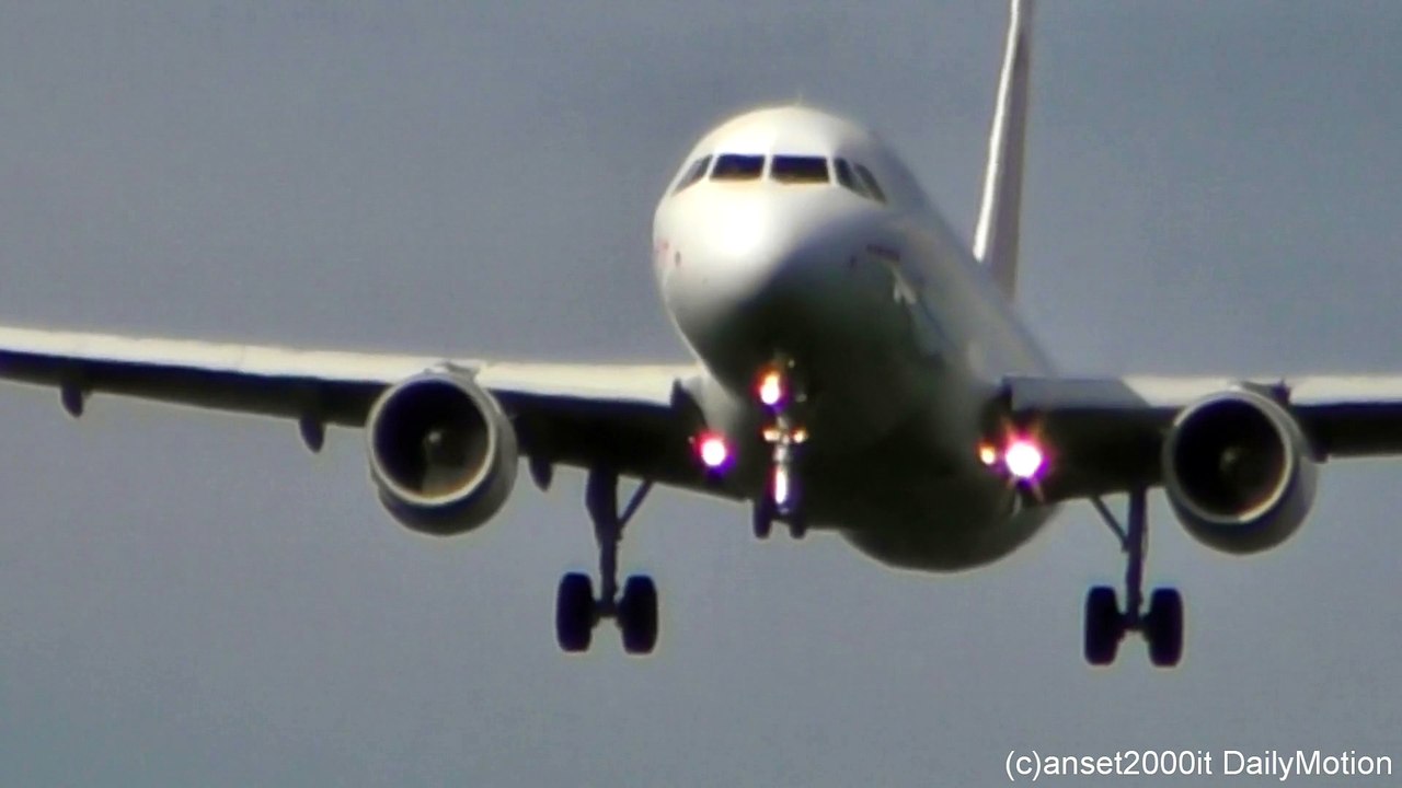 Airbus A320 Tunisair Landing in Frankfurt Airport. TS-IMH flight TU646. Plane Spotting
