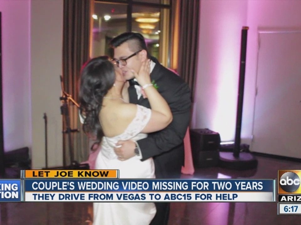 Couple's wedding video missing for two years