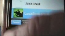 How to change the lock screen wallpaper on ipod touch if it is locked on one (old)