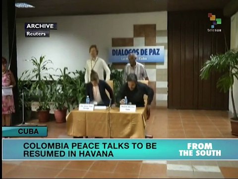 Cuba: Colombia Peace Talks Resume in Havana