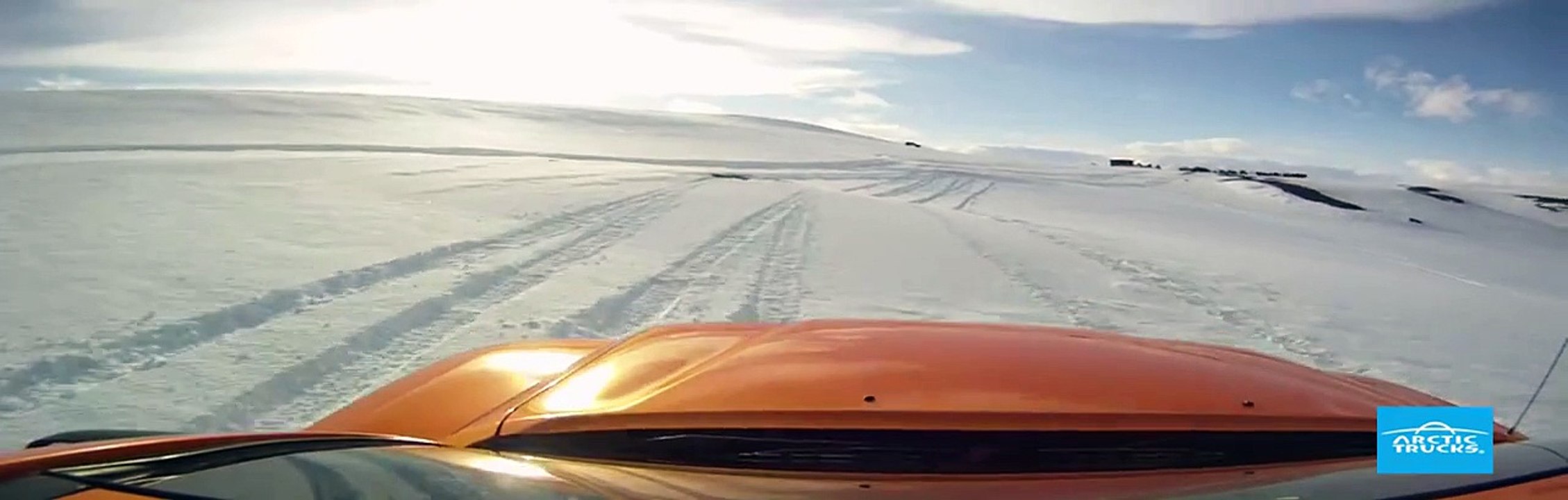 Arctic Trucks Toyota Tacoma, playing in the snow