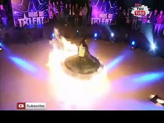 Arabs Got Talent    وأراء لجنة تحكيم  ابراهيم حسن تنّورة   عرض النصف نهائيات