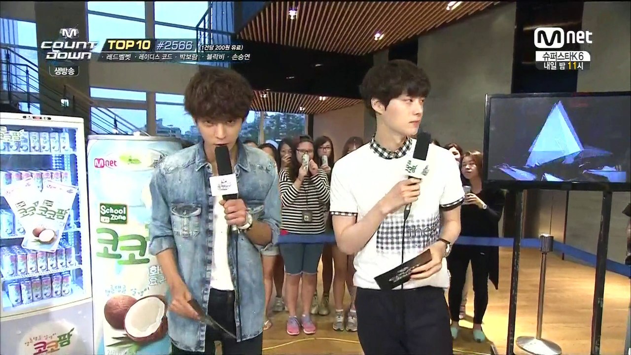 140821 Mnet M!Countdown 태민 UPNEXT+엠카 팬미팅+Pretty Boy+괴도