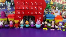 Surprise Play Doh Eggs and Toys with Peppa Pig Mickey Mouse Ninja Turtles Advent Calendar