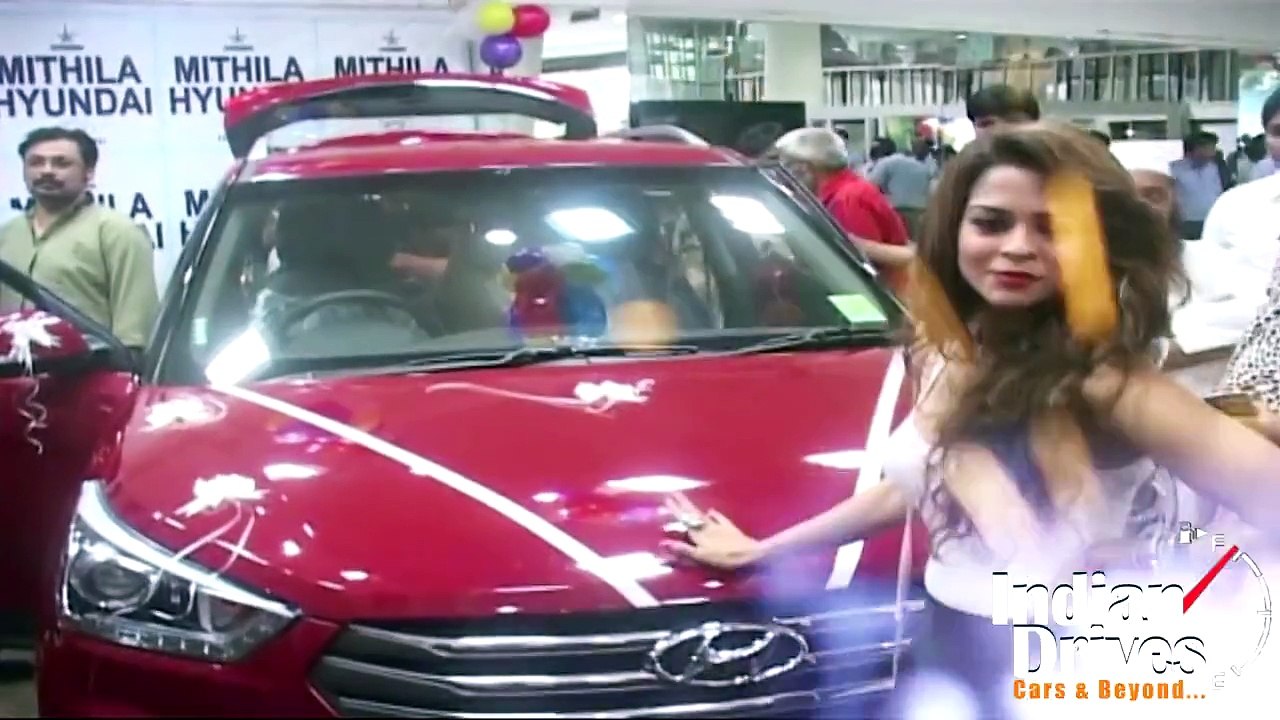 Hyundai Creta launched by Bollywood actress Sana Saeed