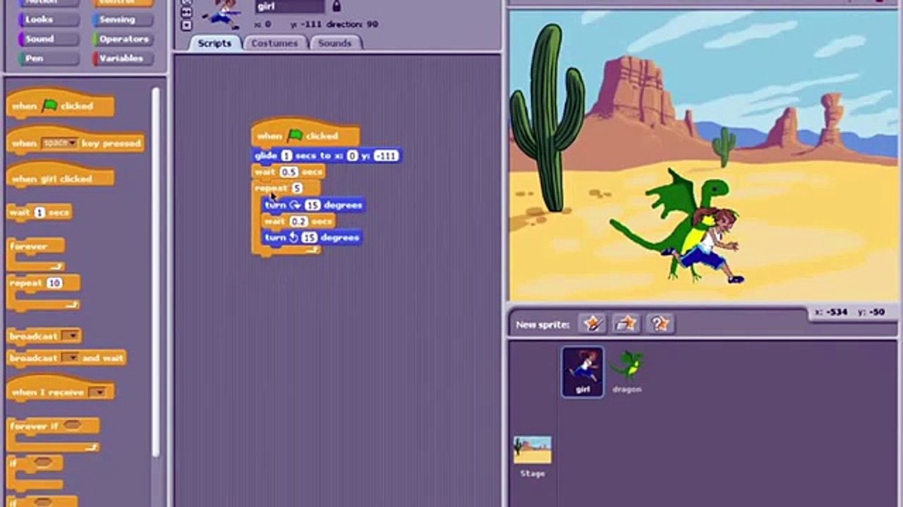 Simple Scratch Animation