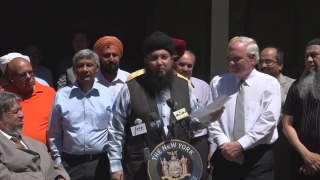 Mufti Muneer Akhoon - Press Conference: Islam to be added in NY State Religious Corp Law