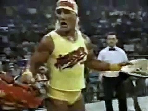hulk hogan vs ric flair wcw title pt 1