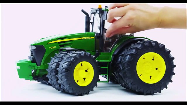 Bruder cartoon about cars - tractors. Tractor on the farm. developing cartoon