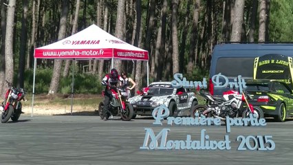 Stunt Drift Show bike Montalivet 2015 Première partie