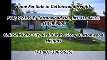 Cottonwood Heights Real Estate For Sale by Salt Lake City Real Estate Group Cottonwood Heights  7486 S 2135 E, Cottonwood Heights, UT 84121