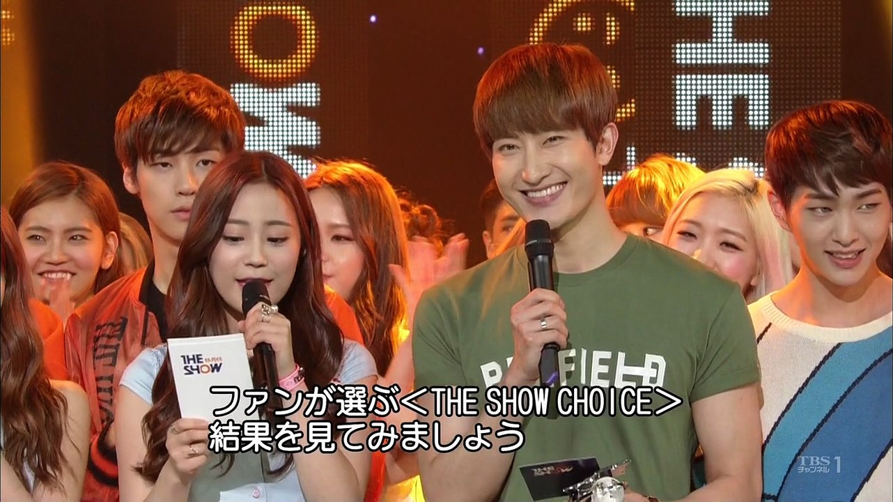 150609_SBSfunE 더 쇼_1위발표(TBS1 ver.)