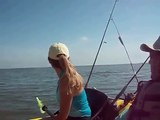 Curious dolphins on our kayak fishing trip~ Corpus Christi, TX