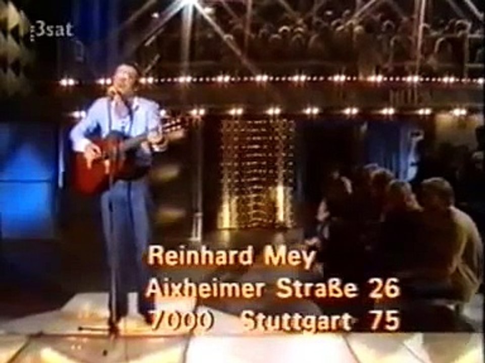 Reinhard Mey in der ZDF-Hitparade (1980)