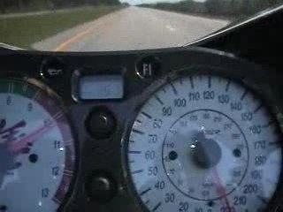 Acceleration Suzuki Hayabusa (0à340)