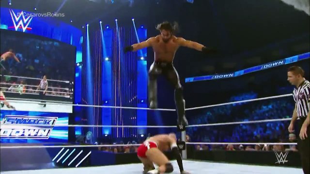 Cesaro vs. Seth Rollins SmackDown, July 23, 2015