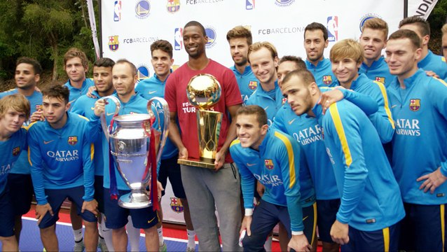 Encuentro de campeones: Golden State Warriors y FC Barcelona