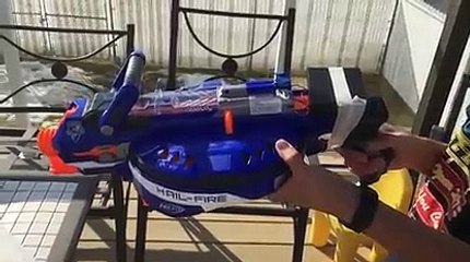Homemade NERF so powerfull and so painfull