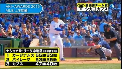 20150724 ＭＬＢカウントダウンは上半期の総集編！題して『ＡＫＩ-ＡＷＡＲＤＳ２０１５』ＭＬＢジャーナリストＡＫＩ猪瀬さんが厳選した衝撃映像にとびっきりのネタに注目！