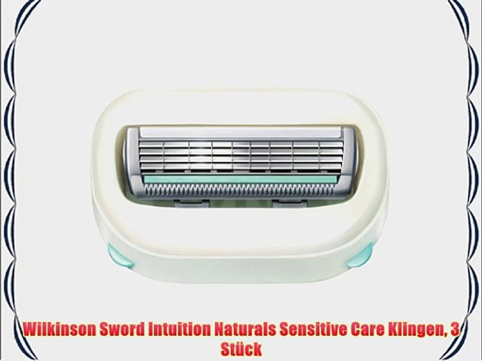 Wilkinson Sword Intuition Naturals Sensitive Care Klingen 3 St?ck