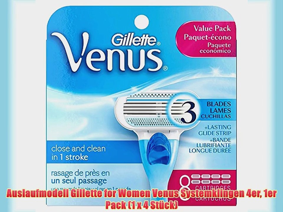 Auslaufmodell Gillette for Women Venus Systemklingen 4er 1er Pack (1 x 4 St?ck)