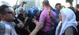 Ankara'da Suruç protestosuna polis müdahalesi
