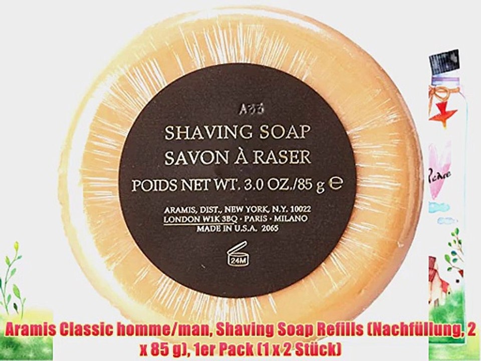 Aramis Classic homme/man Shaving Soap Refills (Nachf?llung 2 x 85 g) 1er Pack (1 x 2 St?ck)