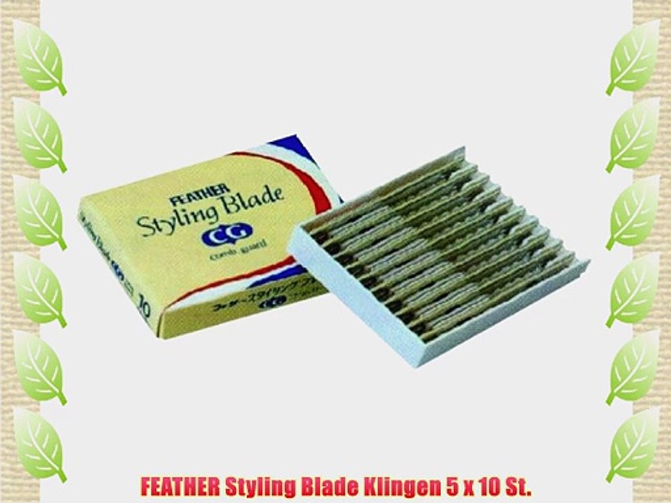 FEATHER Styling Blade Klingen 5 x 10 St.