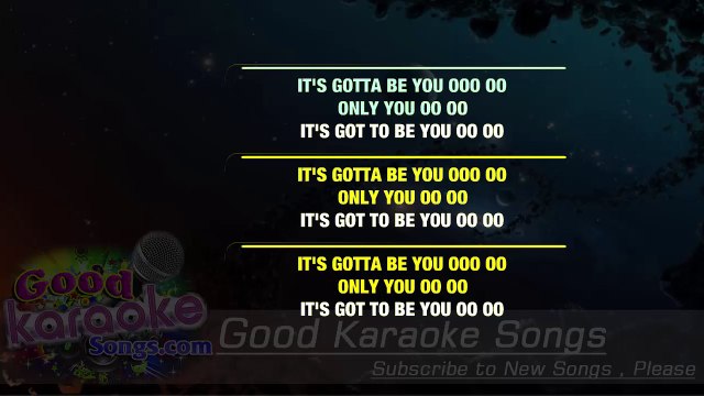 Gotta Be You - One Direction karaoke lyrics (no lead vocal)