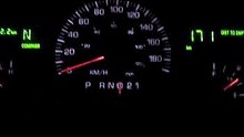 Lincoln Town car Top speed (Stock)