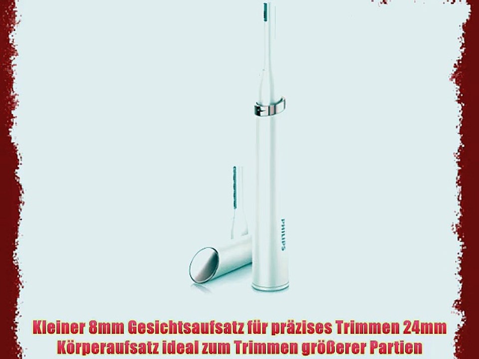 Philips HP6393/00 Satin Compact Body und Face Trimmer