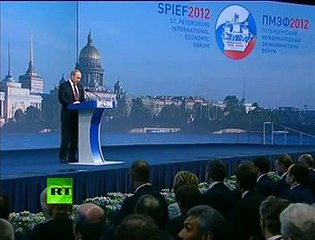 Putin (Full Speech in English) St. Petersburg Economic Forum