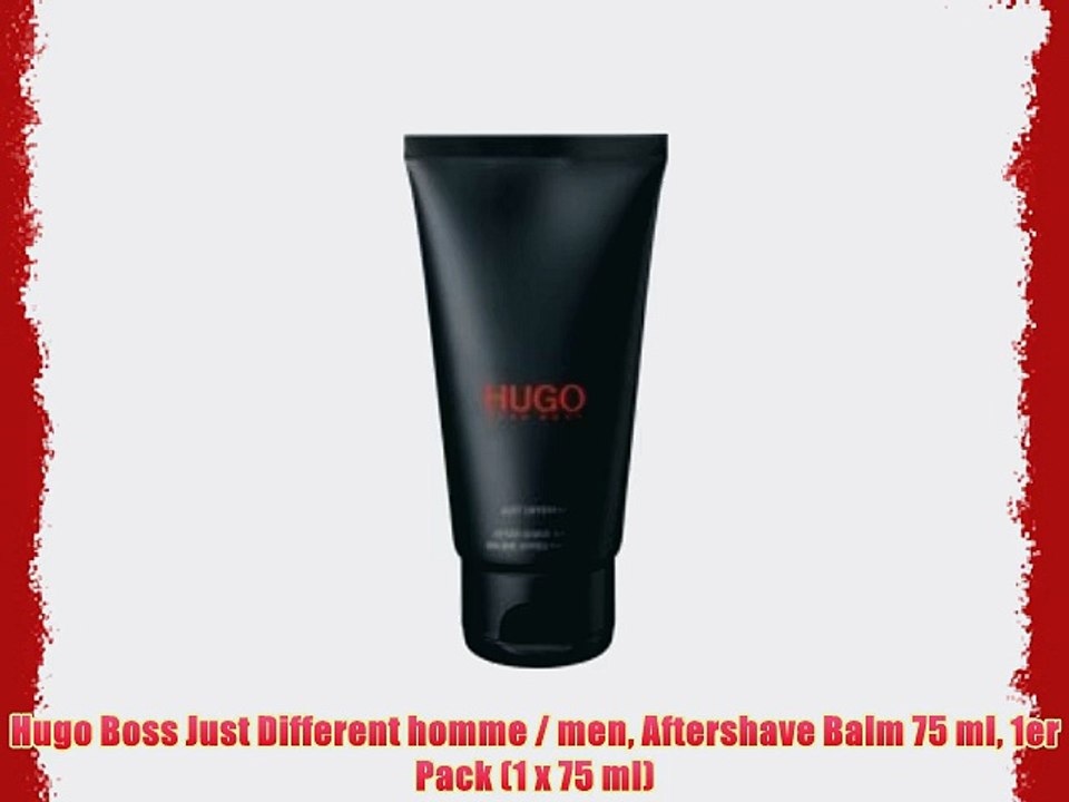 Hugo Boss Just Different homme / men Aftershave Balm 75 ml 1er Pack (1 x 75 ml)