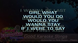 One Direction - Last First Kiss (Karaoke)