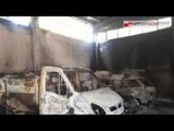 TG 23.07.15 Incendiati mezzi raccolta rifiuti