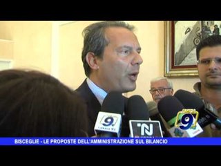 BISCEGLIE | Le proposte dell'amministrazione sul bilancio