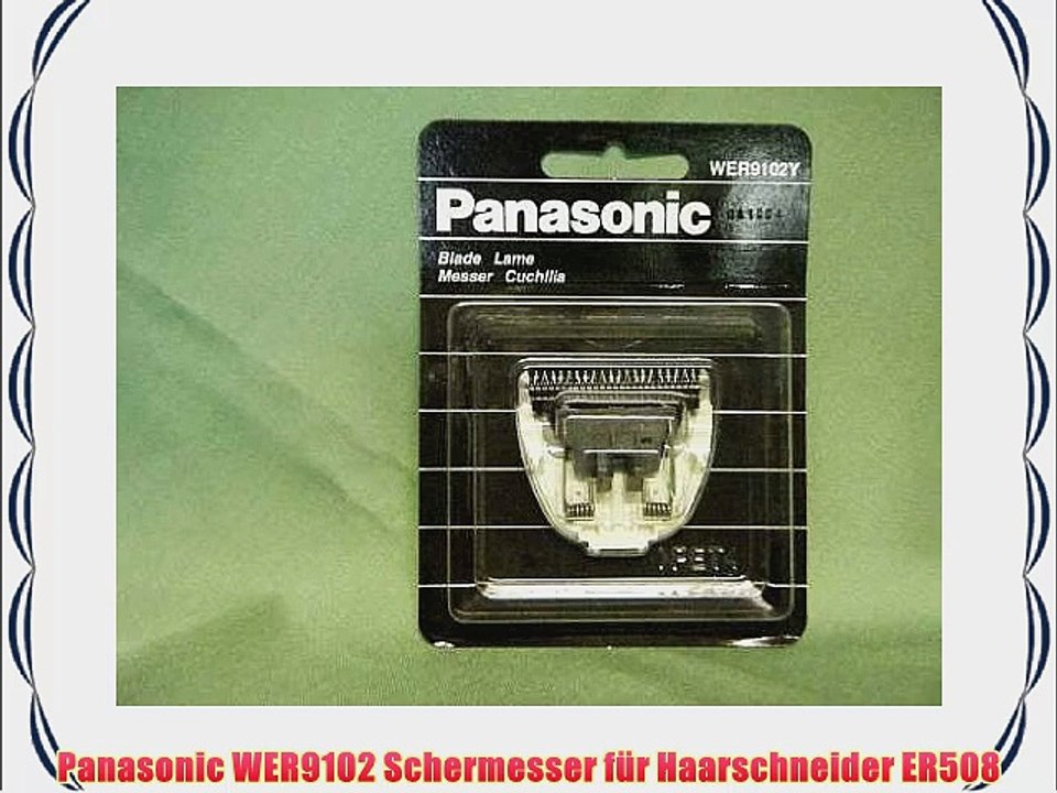 Panasonic WER9102 Schermesser f?r Haarschneider ER508