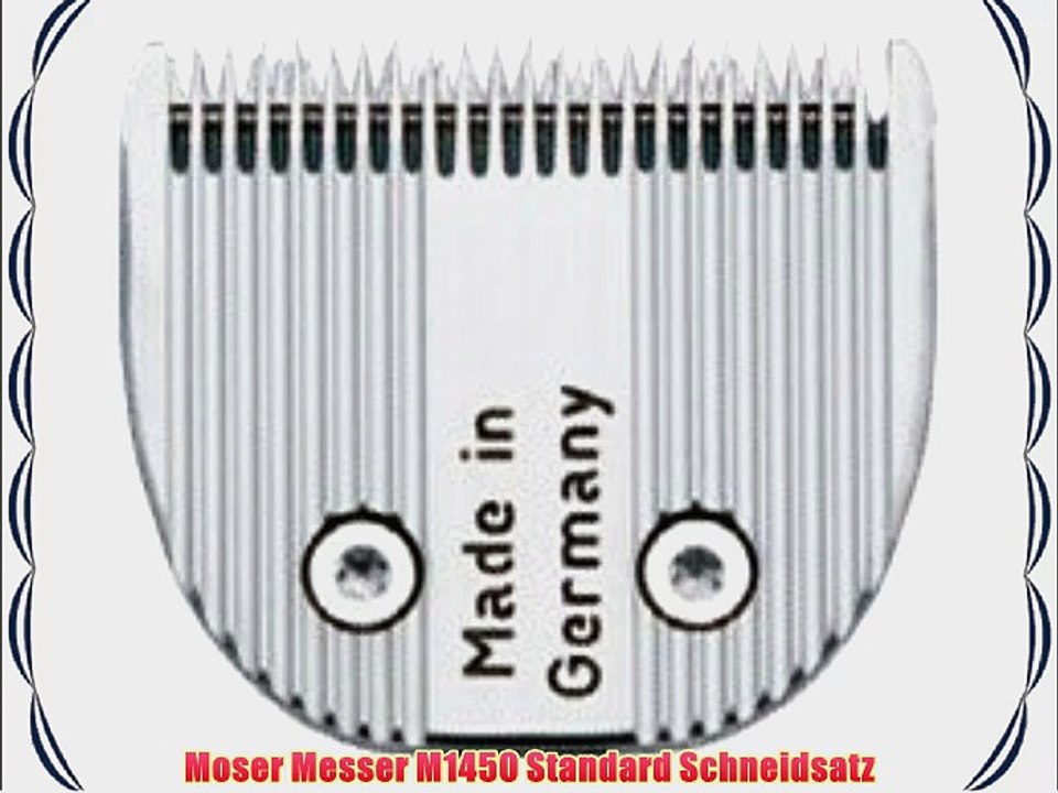 Moser Messer M1450 Standard Schneidsatz