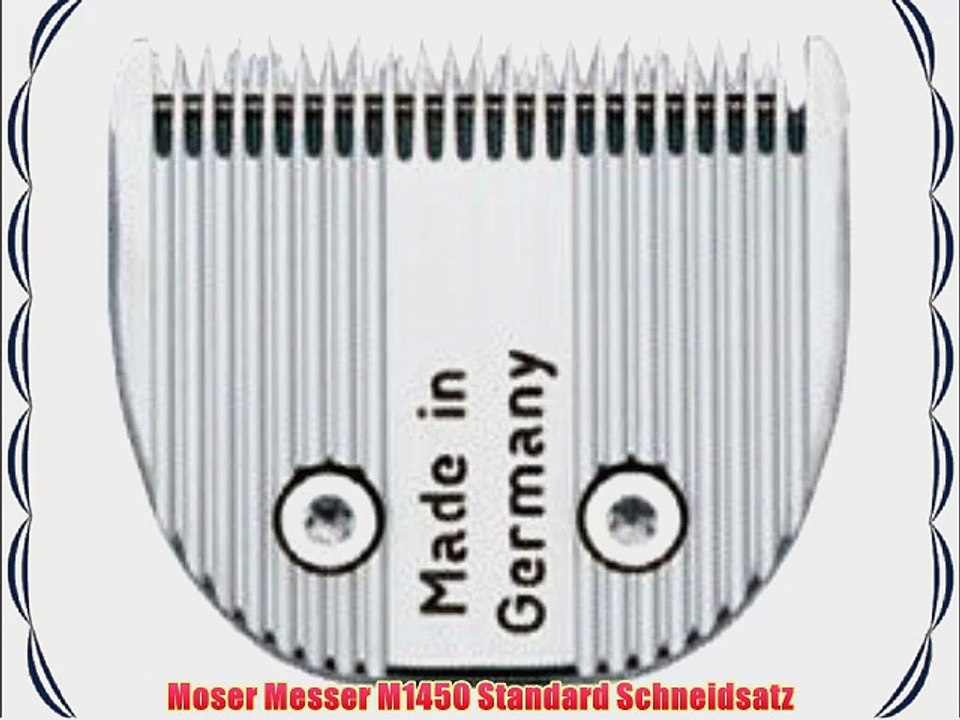 Moser Messer M1450 Standard Schneidsatz