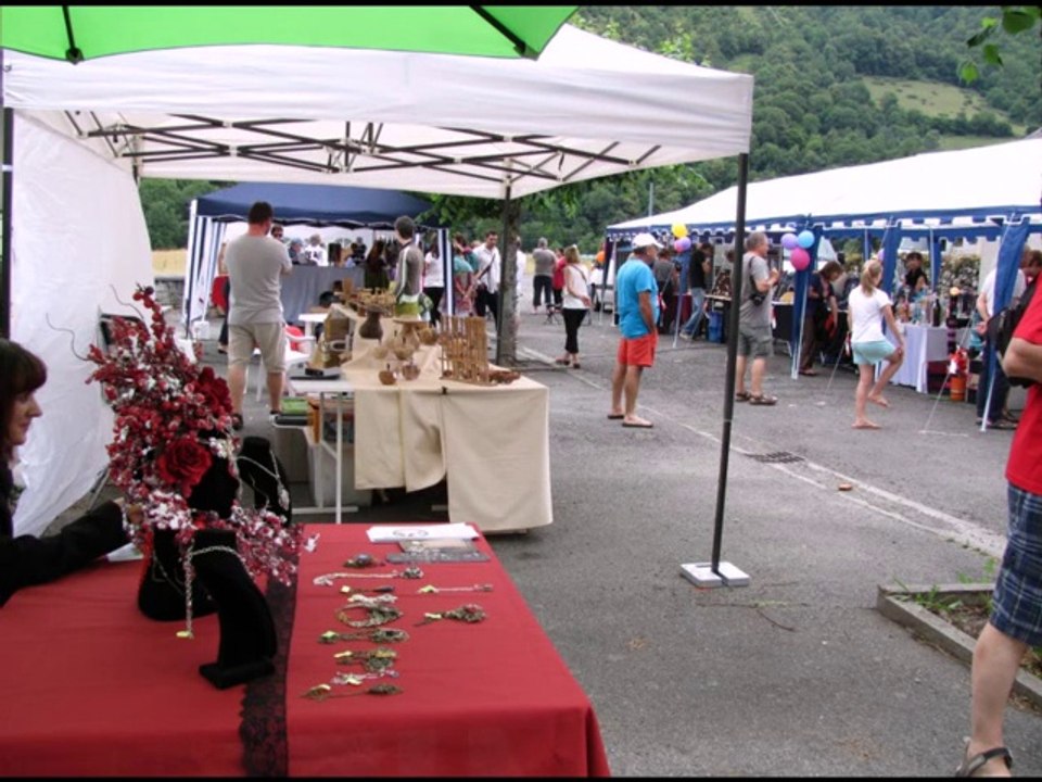 Marché des Métiers d'Art à Beaudéan (19 juillet 2015)