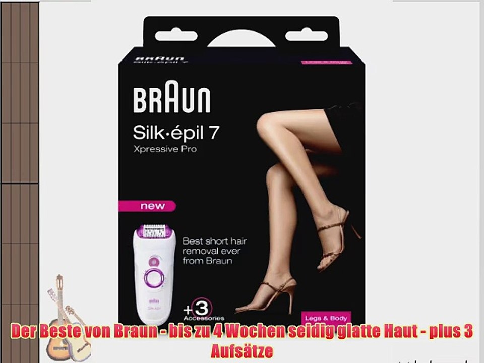 Braun Silk-?pil 7 / 7280 Epilierer Xpressive Pro Legs